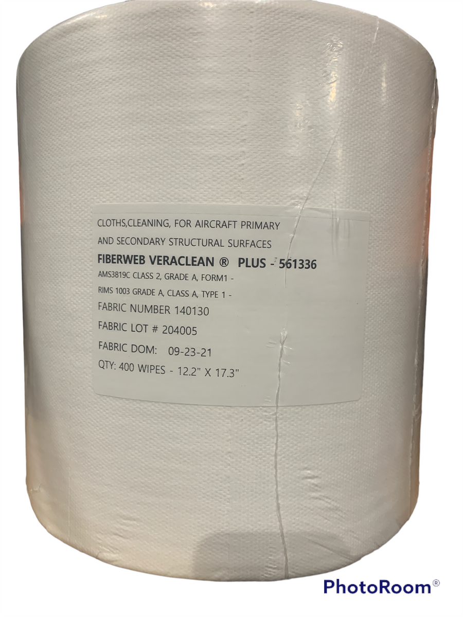 VeraClean® Plus Aerospace Wipe 561336, 12.2