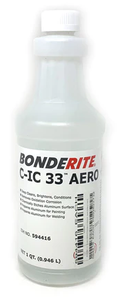 BONDERITE C-IC 33 AERO , Known as TURCO ALUMIPREP 33.  $29 / 1 Quart