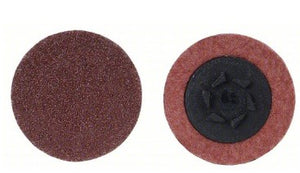 Merit PowerLock 69957399777 - Quick-Change Disc: Power-Lock Type 1, 2" Disc Dia, 60 Grit, Aluminum Oxide, Coated - Pkg of 100   -  $75.00