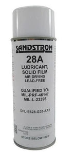 Sandstrom 28A - Gray MIL-PRF-46147 Type I, Form 2, Lubricant - 16 oz Aerosol Can