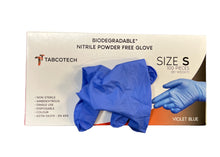 Load image into Gallery viewer, TB-BD-3M-S, 1000 Biodegradable Nitrile Disposable Gloves, $0.069 each - Powder Free, 3.5 MIL-Small, Per Case (100pcs/bag-10bags/case)
