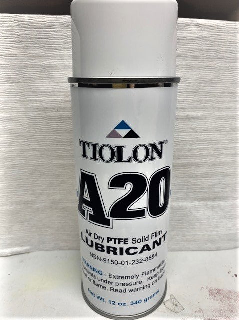 Tiolon A20 Aerosol, $37.50 Comes with Free Certificate of Confirmation