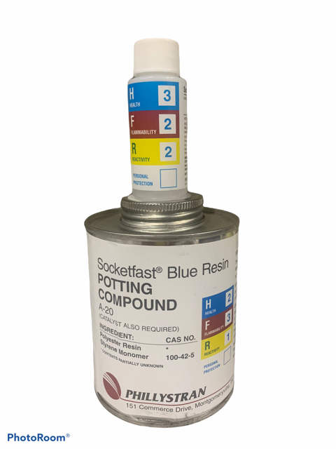 SOCKETFAST BLUE RESIN, A-20 + Catalyst Pint Kit $118.50