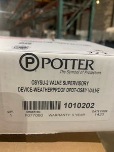 POTTER OSYSU-2 OUTSIDE SWITCH AND SUPERVISORY VALVE